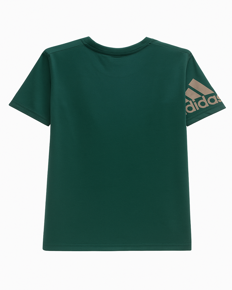 Adidas Kids Green Graphic T-Shirt shamaGarments.pk