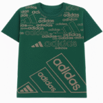 Adidas Kids Green Graphic TShirt shamaGarments.pk