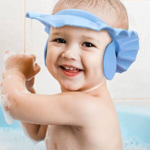 Baby Shower Bathing Cap Soft Shower Cap Hat Wash Hair Shield for Children