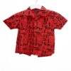 Boys Red Printed Summer Coord Set Casual Shirt & Shorts Shamagarments.pka Boys Red Printed Summer Coord Set Casual Shirt & Shorts Shamagarments.pka