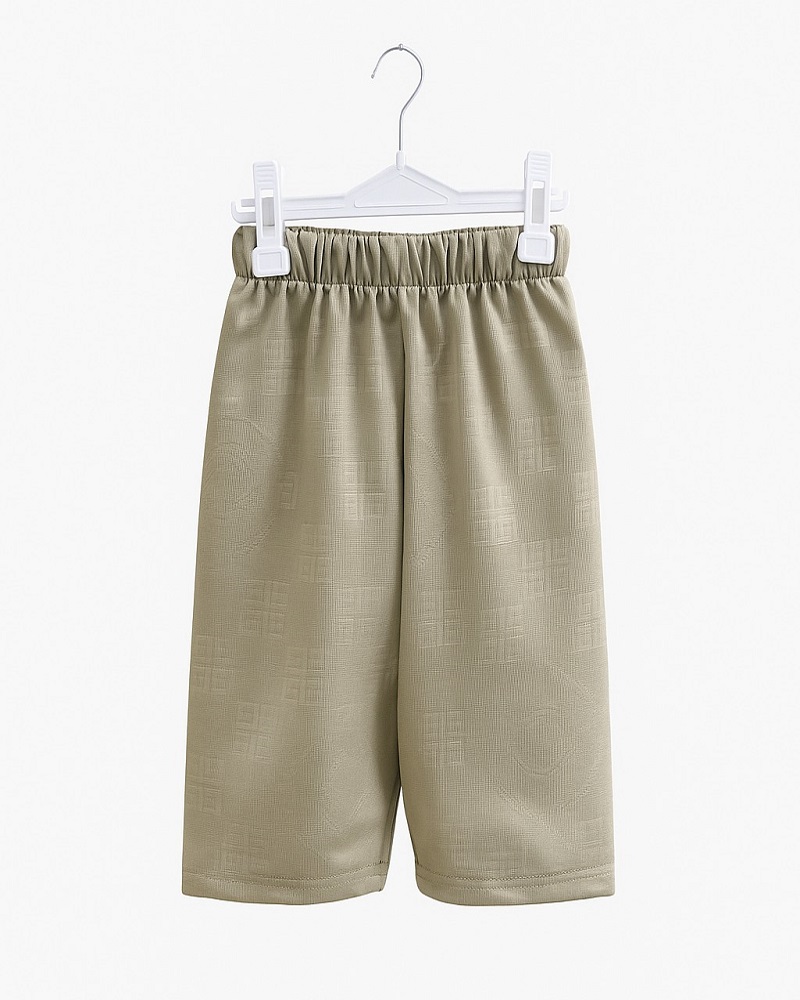 Boys Summer Set – Olive T-Shirt & Short Shamagarments.pk