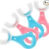 Deepsea Mi Babe U-Shape Silicone Toothbrush for Kids – 360° Soft Bristle