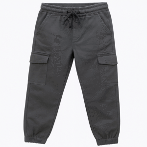 Stretchable Kids Cargo Trouser – Gray