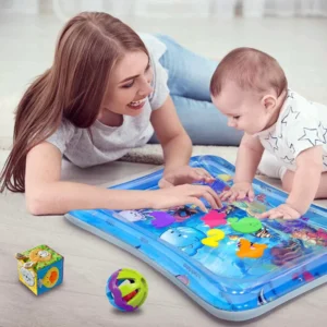 Inflatable Baby Water Play Mat โ Tummy Time Toy for Infants