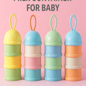 Baby Milk Powder Container – Travel-Friendly Formula Dispenser Box (Multicolor)