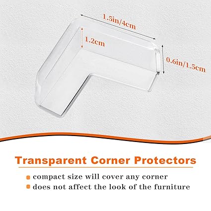 L-Shaped Baby Corner Guards – Safety Edge Protectors for Furniture 3 shamagarments.pk
