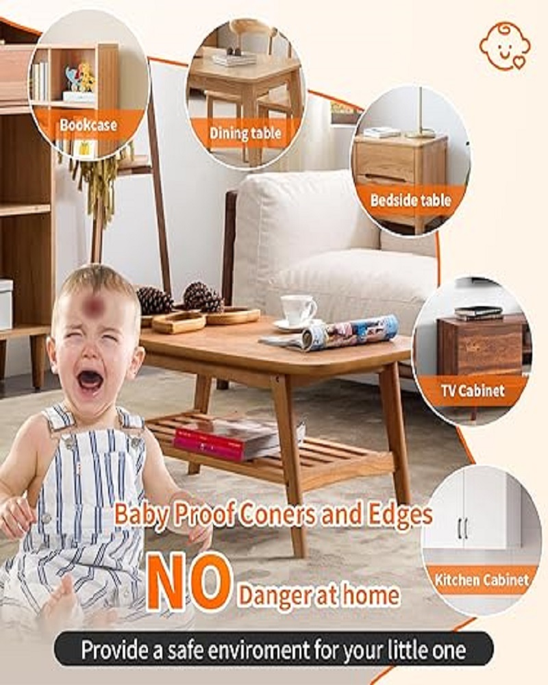 L-Shaped Baby Corner Guards – Safety Edge Protectors for Furniture 9 shamagarments.pk