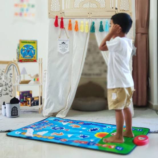 My Salah Mat - Educational Interactive Prayer Mat 1 shamagarments.pk My Salah Mat - Educational Interactive Prayer Mat