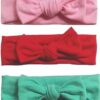 Solid Baby Headband Cable Knit Bow Hair Band shamagarments.pk