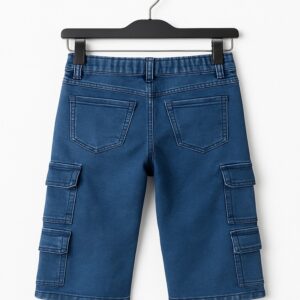 Kids Baggy Denim Cargo Jeans